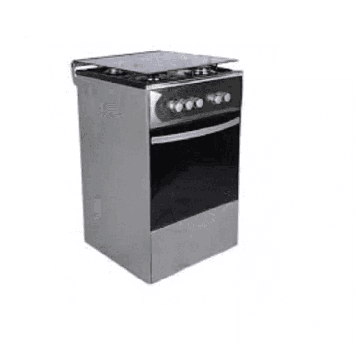 Maxi Gas Cooker 50x50 CM (3+1) Burners Inox