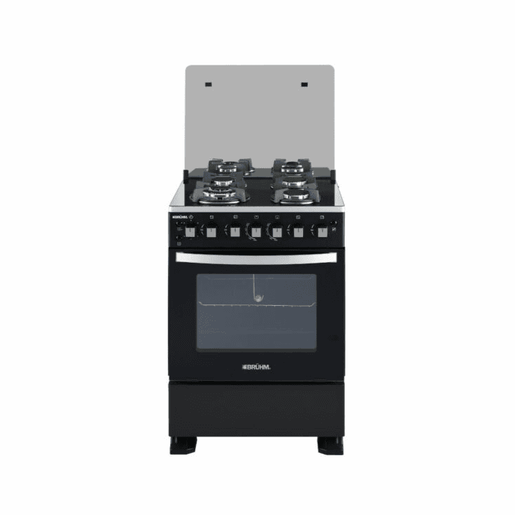 Bruhm 60 x 60 Gas Cooker - 4 Burner Mirror Finish BGC-6640IG