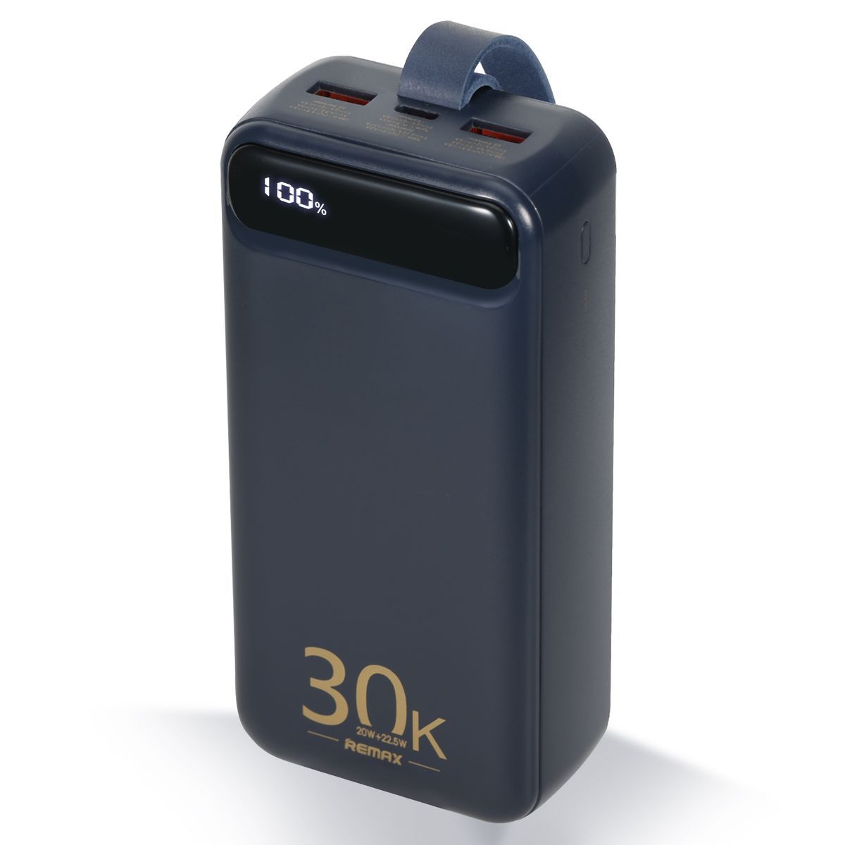 30,000mAh High Capacity Power Bank With Multiple Ports & Torchlights